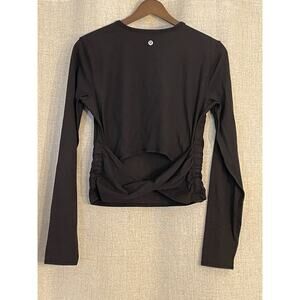 lululemon All It Takes Back-Twist Ribbed Long-Sleeve Shirt Size 10 NWOT